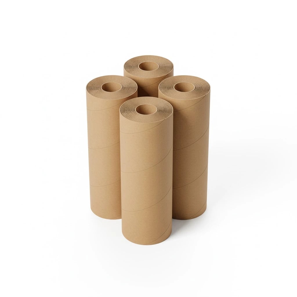 Bobina de cartón corrugado para embalaje y protección